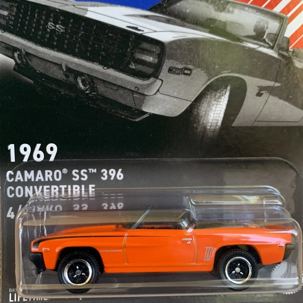 1969 Camaro SS 396 Matchbox Orange Convertible Car American Series Chevy 2024 🆕